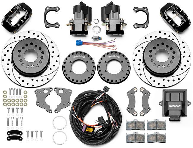 Wilwood Electric Park Brake Kit with 12.19" Rotors & Dust Boot Calipers WB140-15843-D-DB - Prolink Performance