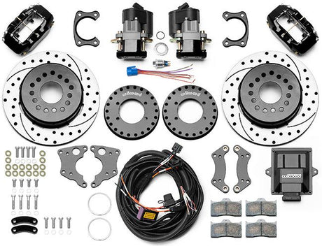Wilwood Electric Park Brake Kit with 12.19" Rotors & Dust Boot Calipers WB140-15843-D-DB - Prolink Performance