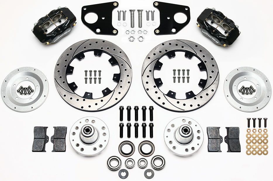 Wilwood Forged Dynalite Dust-Boot Big Brake Front Brake Kit - 4-Piston 12.19" WB140-9828 - Prolink Performance