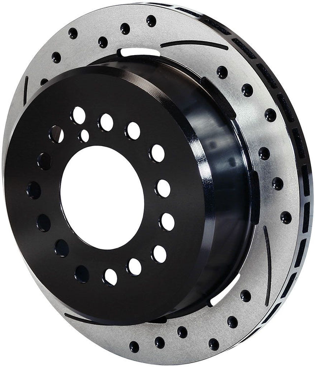 Wilwood SRP Drilled Performance Rotor & Hat R/H Rear - Black WB160-11374-BK - Prolink Performance