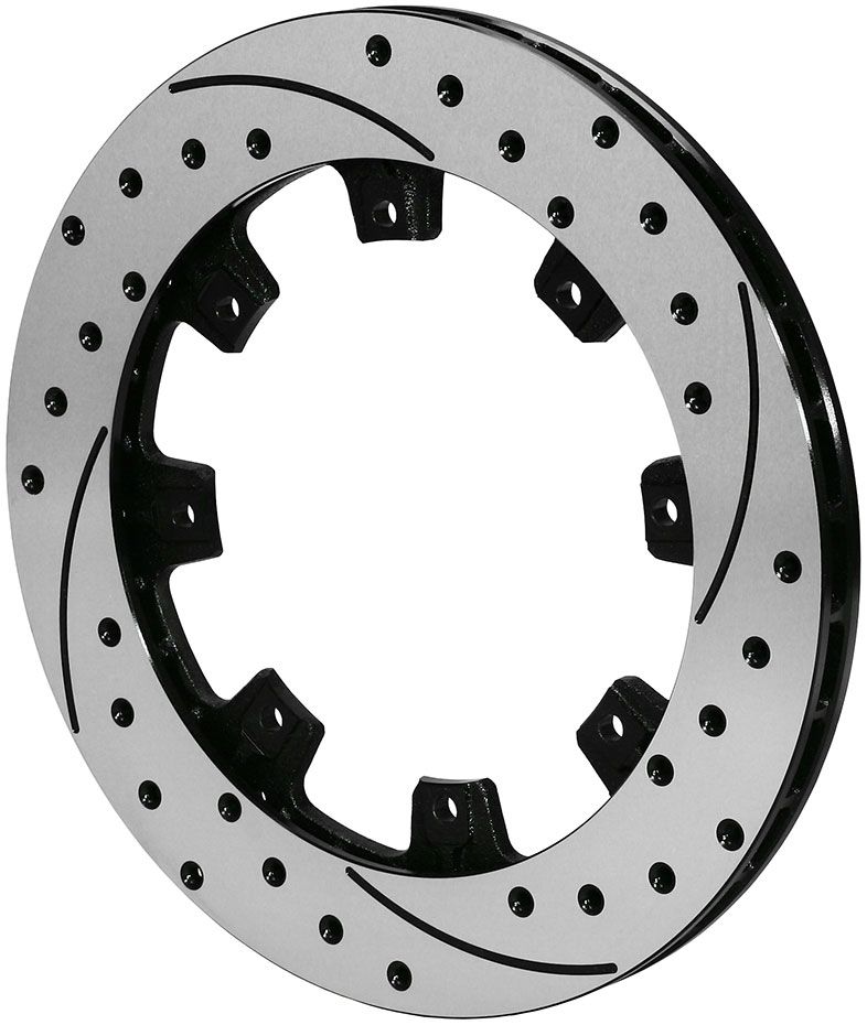Wilwood SRP Drilled 12.19" Disc Rotor, Left-Hand Side (WB160-12204-BK) - Prolink Performance