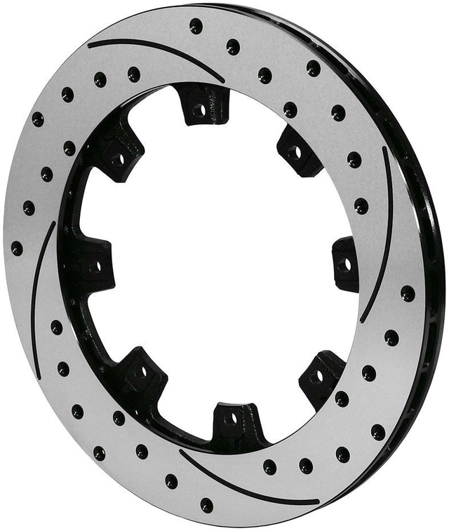 Wilwood SRP Drilled 12.19" Disc Rotor, Left-Hand Side (WB160-12204-BK) - Prolink Performance
