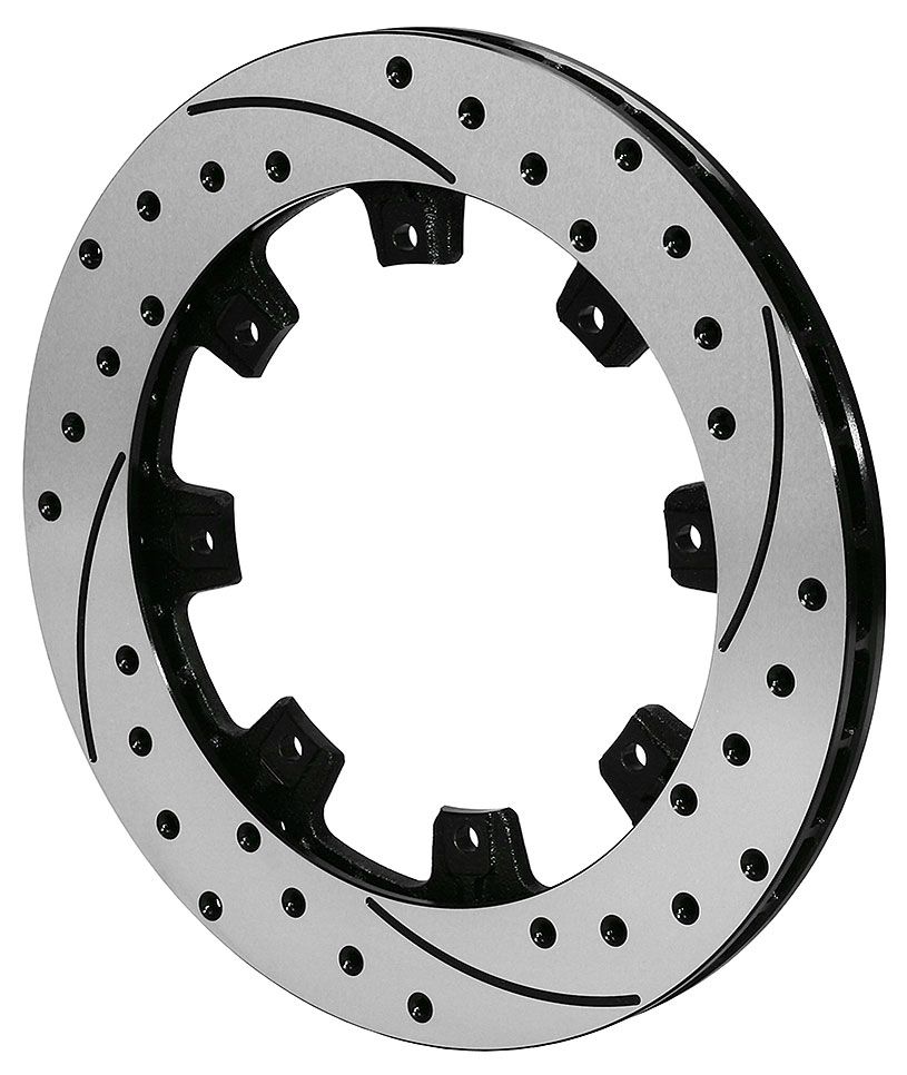 Wilwood SRP Drilled Rotor 12.19", L/H .810" Thick, 8 x 7.62" PCD WB160-7106-BK - Prolink Performance