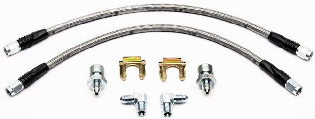Wilwood Universal 18" Braided Flexline Kit, 3/8"-24 Chassis Fittings WB220-8307 - Prolink Performance