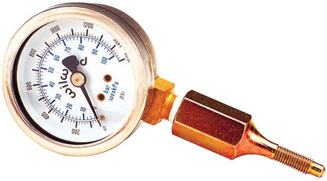 Wilwood Quick Check Brake Line Pressure Gauge 0-1,500 PSI or 0-10,000 kPa WB260-0966 - Prolink Performance