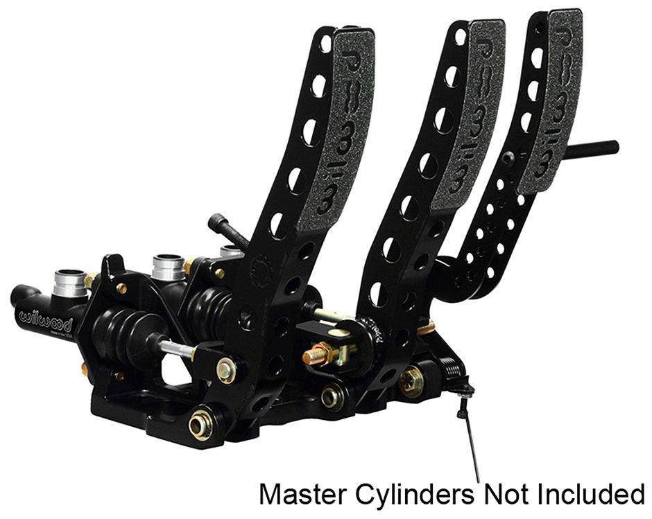 Wilwood 3 Pedal Floor Mount Assembly with Throttle WB340-12411 - Prolink Performance