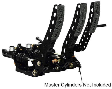 Wilwood 3 Pedal Floor Mount Assembly with Throttle WB340-12411 - Prolink Performance