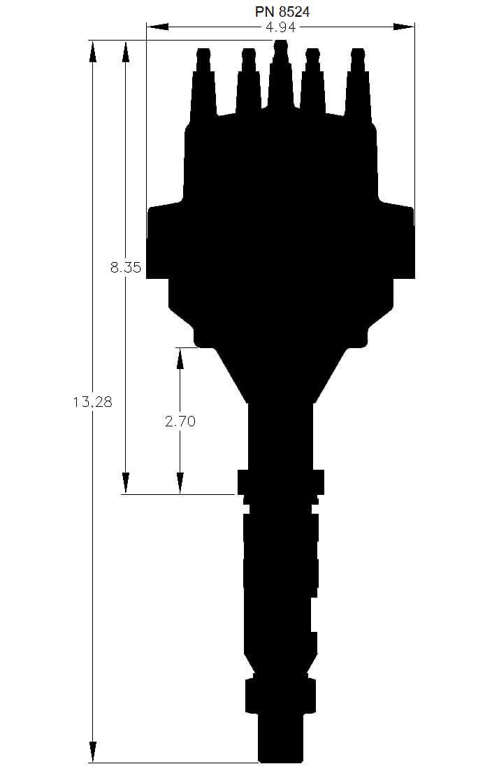 MSD Pro-Billet Ready-To-Run Distributor MSD8524 - Prolink Performance