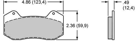 Wilwood Smart Pad Brake Set with BP-10 Compound WB150-10006K - Prolink Performance