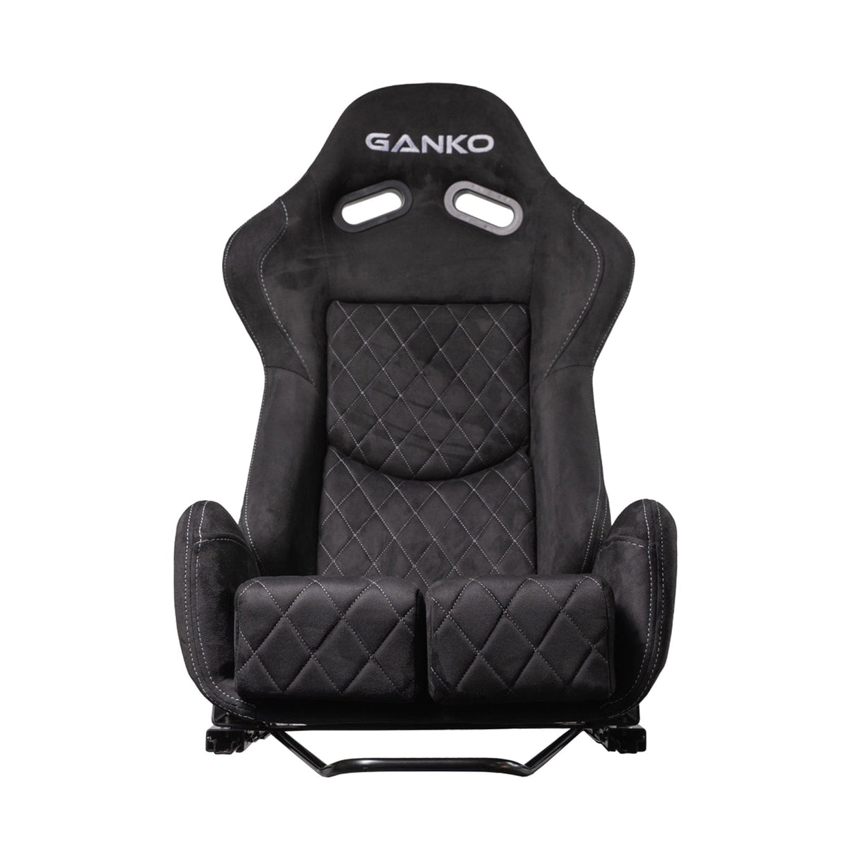 GANKO JP Seats Silver Diamond Stitching GANKO JP - RECLINABLE SEAT - GLITTER SILVER SR