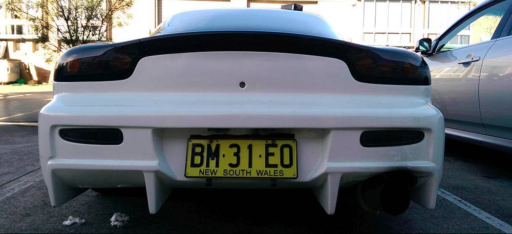 Smoke Black Rear Reverse Light for 1992-2002 Mazda RX7 FD3S