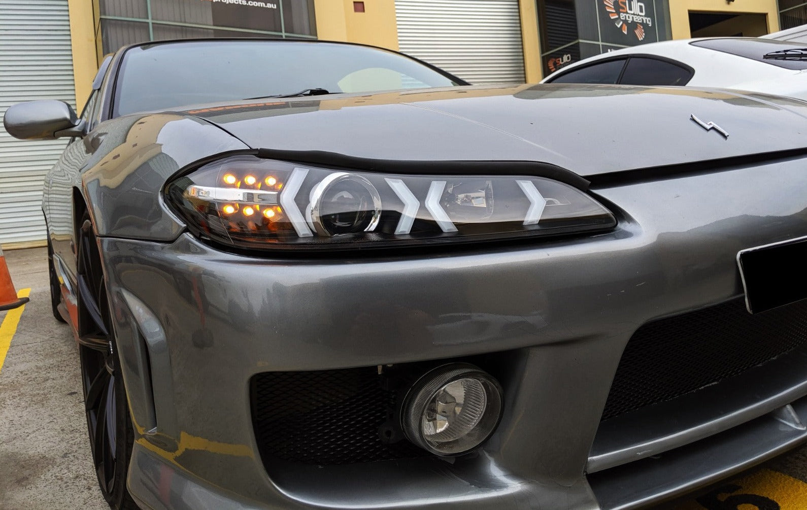3D LED Bar Projector Headlights to suit Nissan S15 99-02 - Prolink Performance