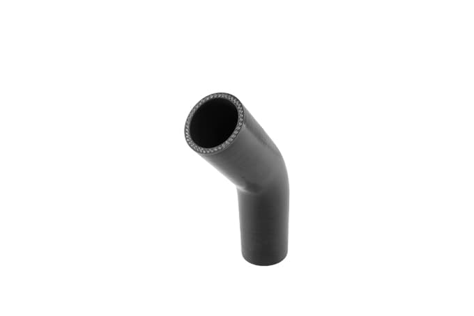 TurbosmartSilicon 45 Degree Silicon Hose Elbow 1.75" (Black)