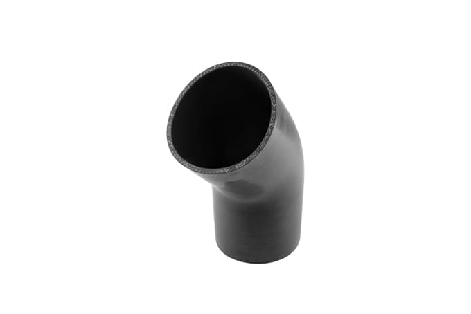 TurbosmartSilicon 45 Degree Silicon Hose Elbow 4.00" (Black)