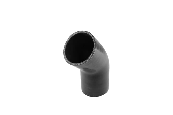 TurbosmartSilicon 45 Degree Silicon Hose Elbow 3.00" (Black)