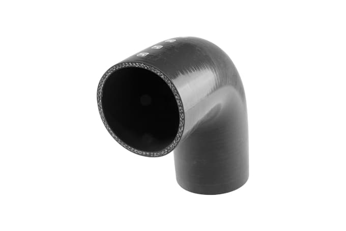 TurbosmartSilicon 90 Degree Reducer Elbow 2.75–3.00" (Black)