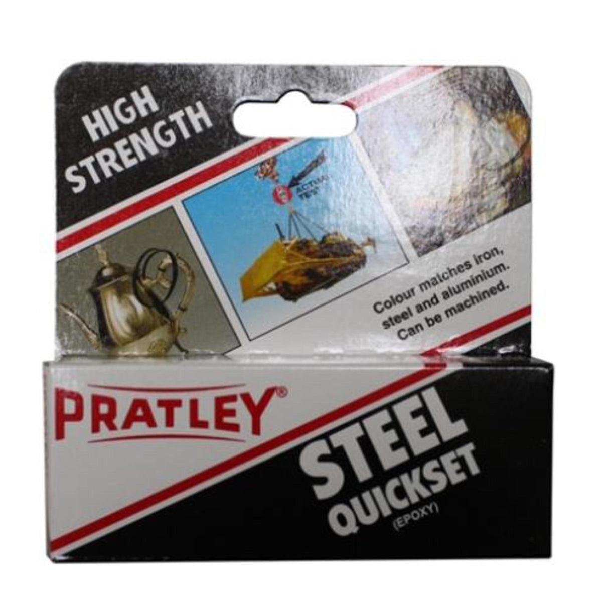 ADHESIVE/FILLER STEEL QUICKSET EPOXY 36ml PRATLEY
