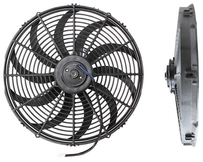 Aeroflow 16" Electric Thermo Fan 2000 CFM, Curved Blades, Reversible AF49-1003 - Prolink Performance