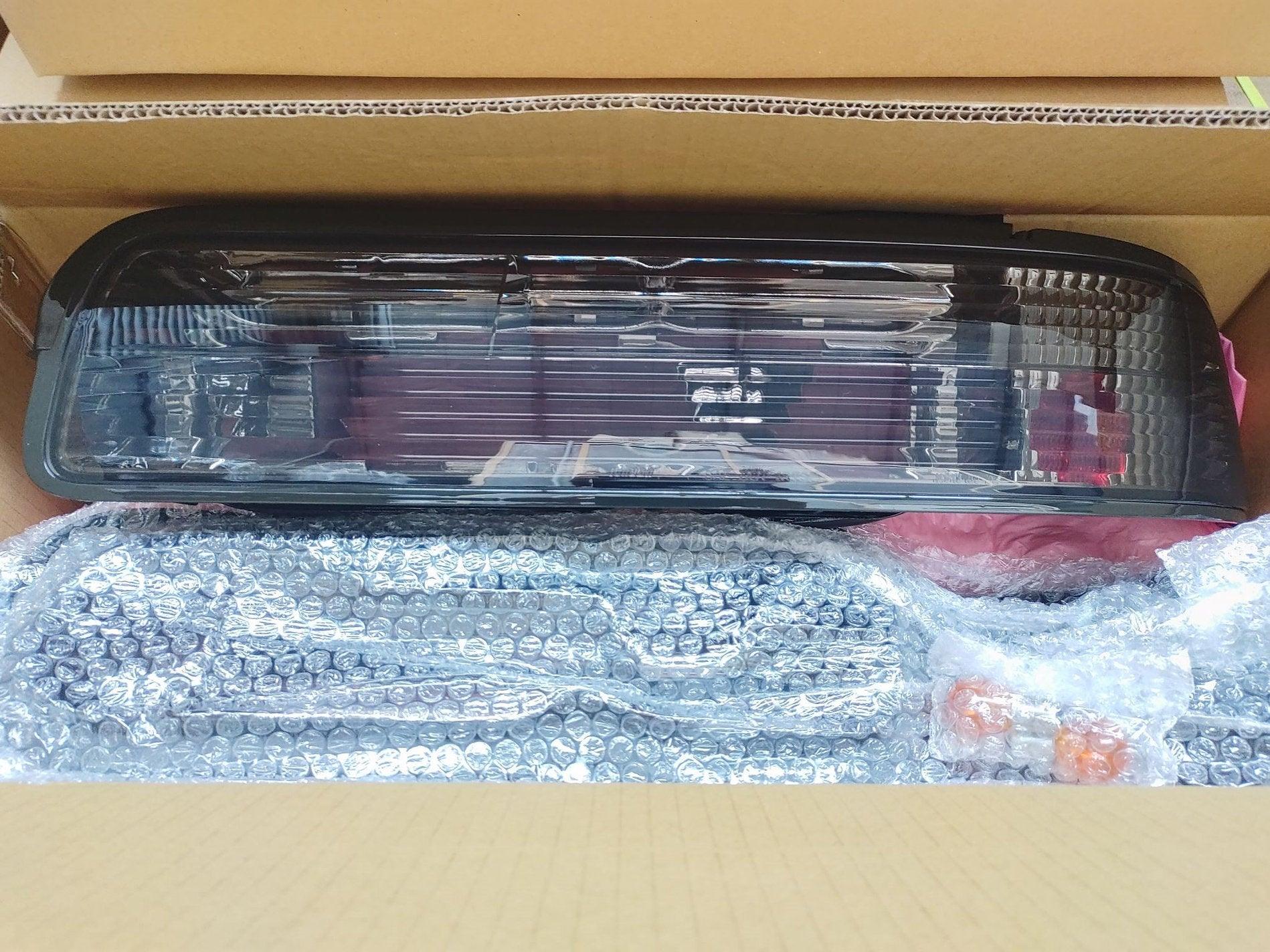 Hyper Black Chrome Tail-lights for Nissan Silvia S13 88-93 - Prolink Performance
