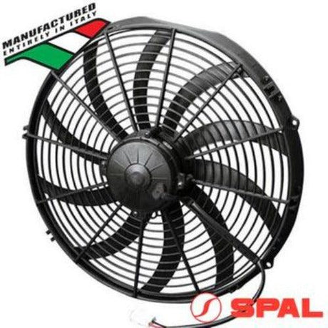 SPAL Thermo Puller Fan - 16" Skew 12V - 2018 CFM - 19.5Amps - Prolink Performance