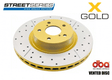 Toyota Landcruiser 80 Series 286mm Front Brake Rotor - DBA Street Crossed Drilled & Slotted DBA782X - Prolink Performance