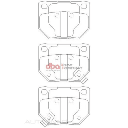 Nissan Skyline Rear Brake Pads - DBA Xtreme Performance DB1220XP - Prolink Performance