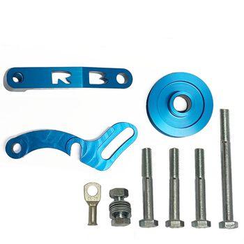 Yelsha D, V2 Alternator Bracket Only, Suits RB20, RB25, RB26, 140A@3000RPM (BLUE) - Prolink Performance