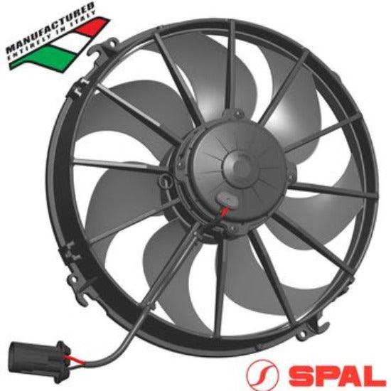 SPAL Thermo Puller Fan - 12" Skew 12V - 1451 CFM - 12.8Amps - Prolink Performance