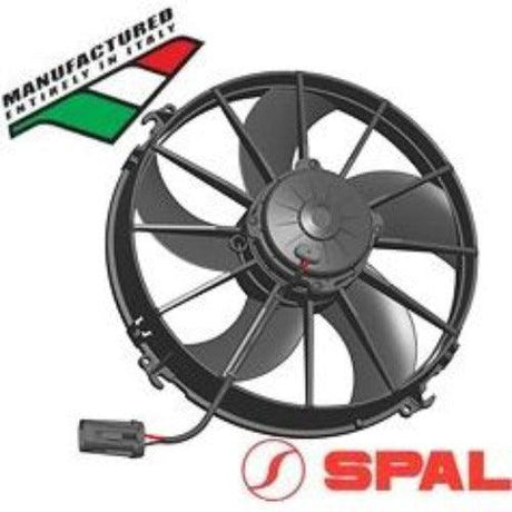 SPAL High-Performance Racing Pusher Fan - 12" Skew 12V - 1564CFM - 15.8Amps - Prolink Performance