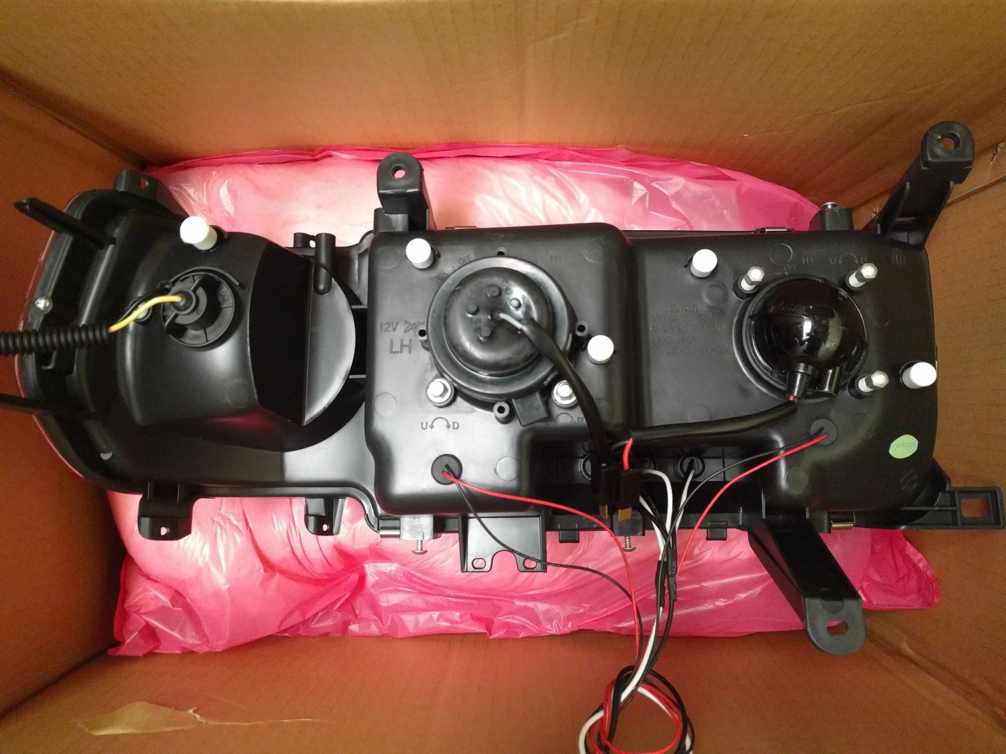 EuroBlack Projector Headlights Led Rings to suit Toyota LandCruiser FJ80/82 - Prolink Performance