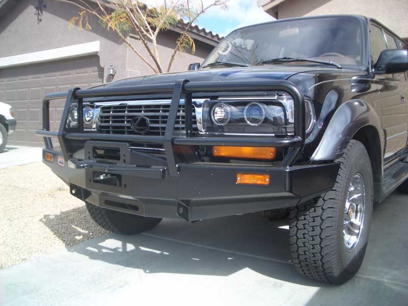 EuroBlack Projector Headlights Led Rings to suit Toyota LandCruiser FJ80/82 - Prolink Performance