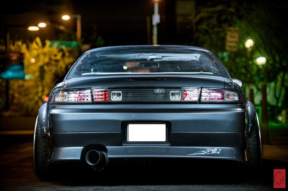NISSAN SILVIA S14 200SX DMax BLACK LED TailLights 93-98 - Prolink Performance