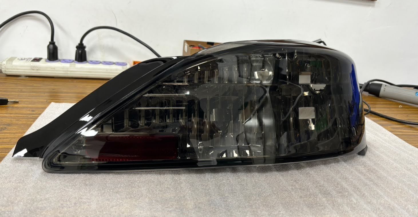 Black Chrome LED (Bulbs) TAIL LIGHTS to suit 99-02 NISSAN SILVIA S15 - Prolink Performance