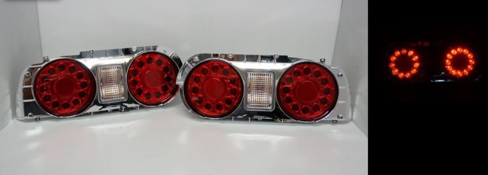 R32 Skyline Coupe Clear Red LED Tail Lights - Prolink Performance