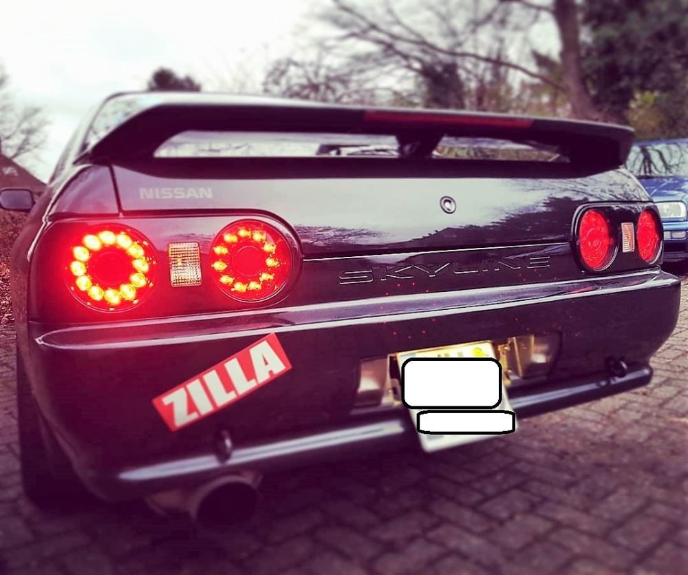 R32 Skyline Coupe Clear Red LED Tail Lights - Prolink Performance