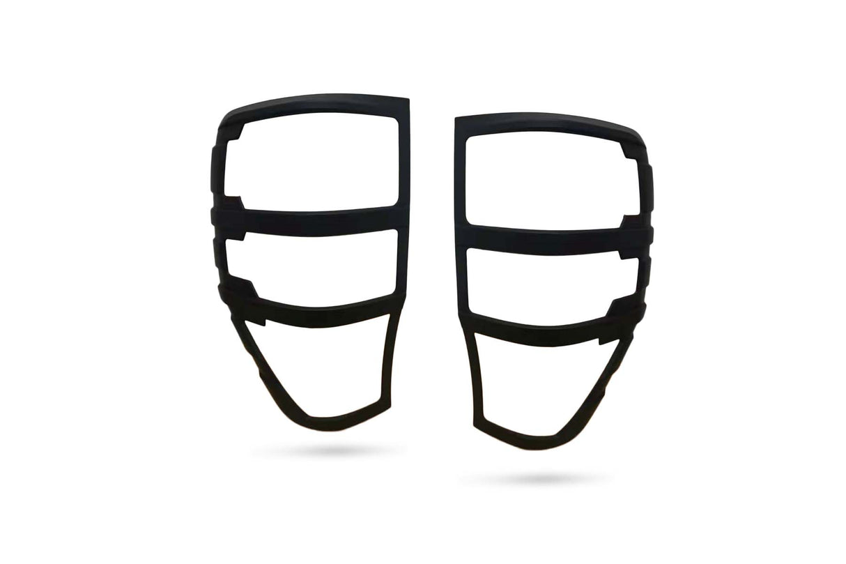 Black Taillight Covers/Surrounds for Ford Ranger PX1 PX2 PX3 2011-2022