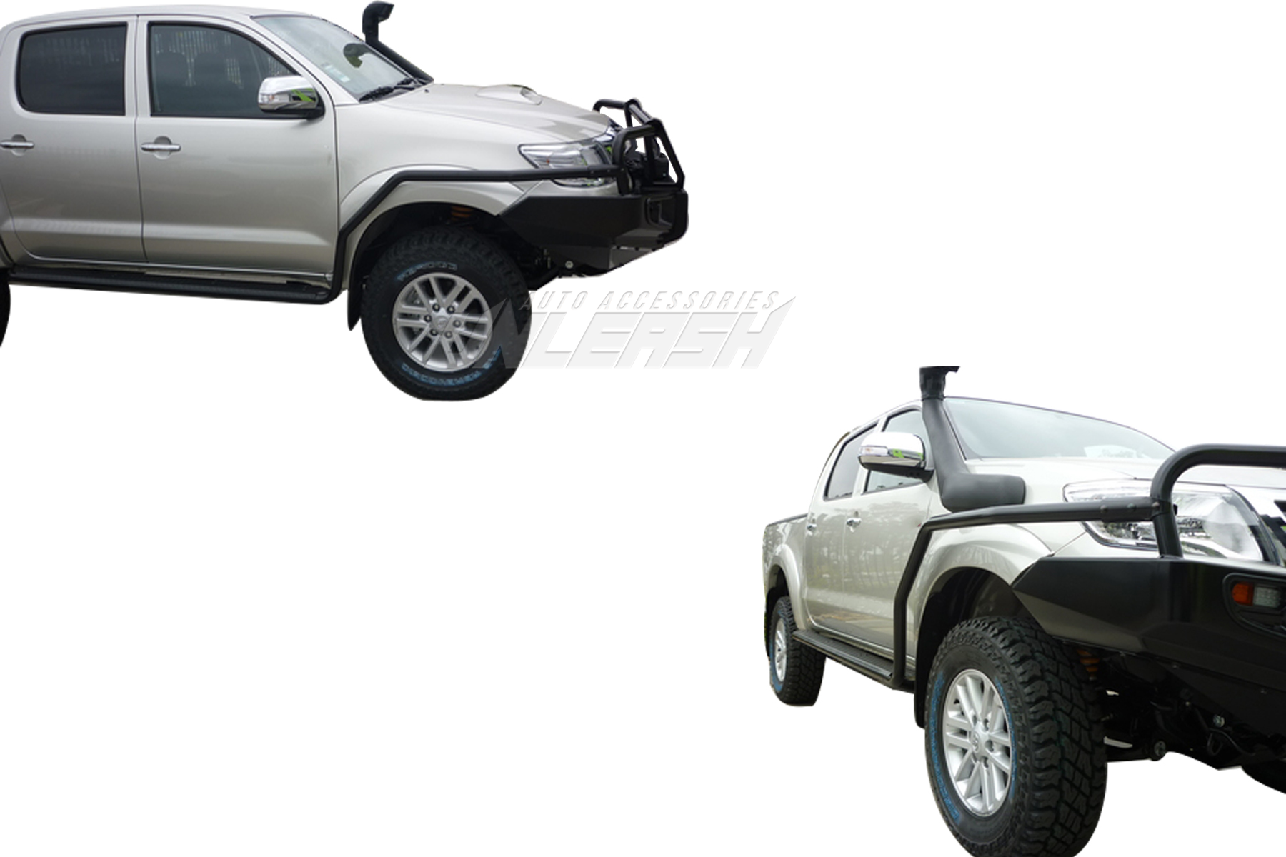 Brush Rail Bar and Side Step for Toyota Hilux Revo 2015-2018