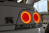 78 Works Fiber Ring LED Taillights for 93-98 Nissan Skyline R33 GTR GTS25T GTST tail lights