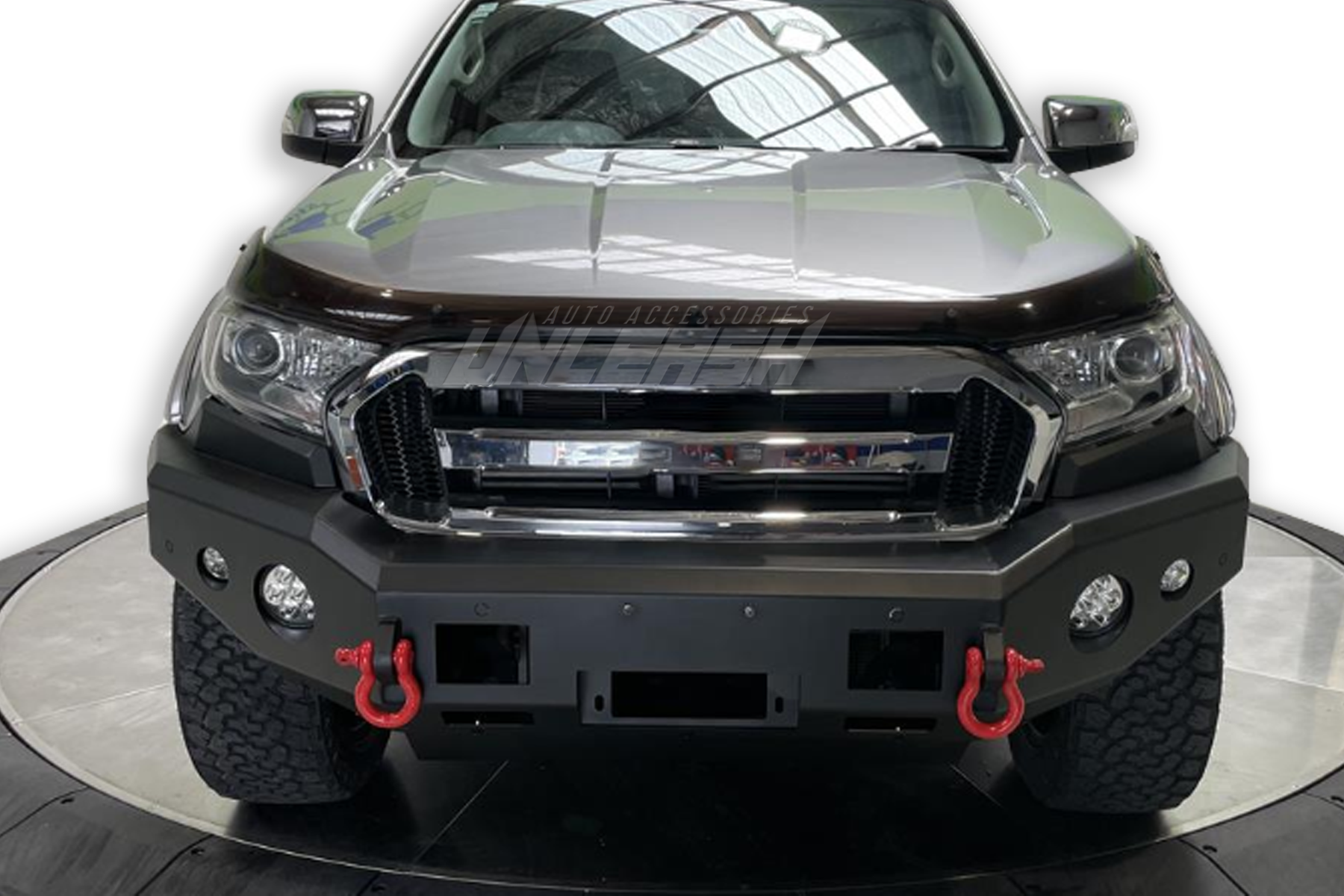 Front Bumper Replacement Winch Bull bar for Ford Ranger PX2 PX3 2015-2022 Style C