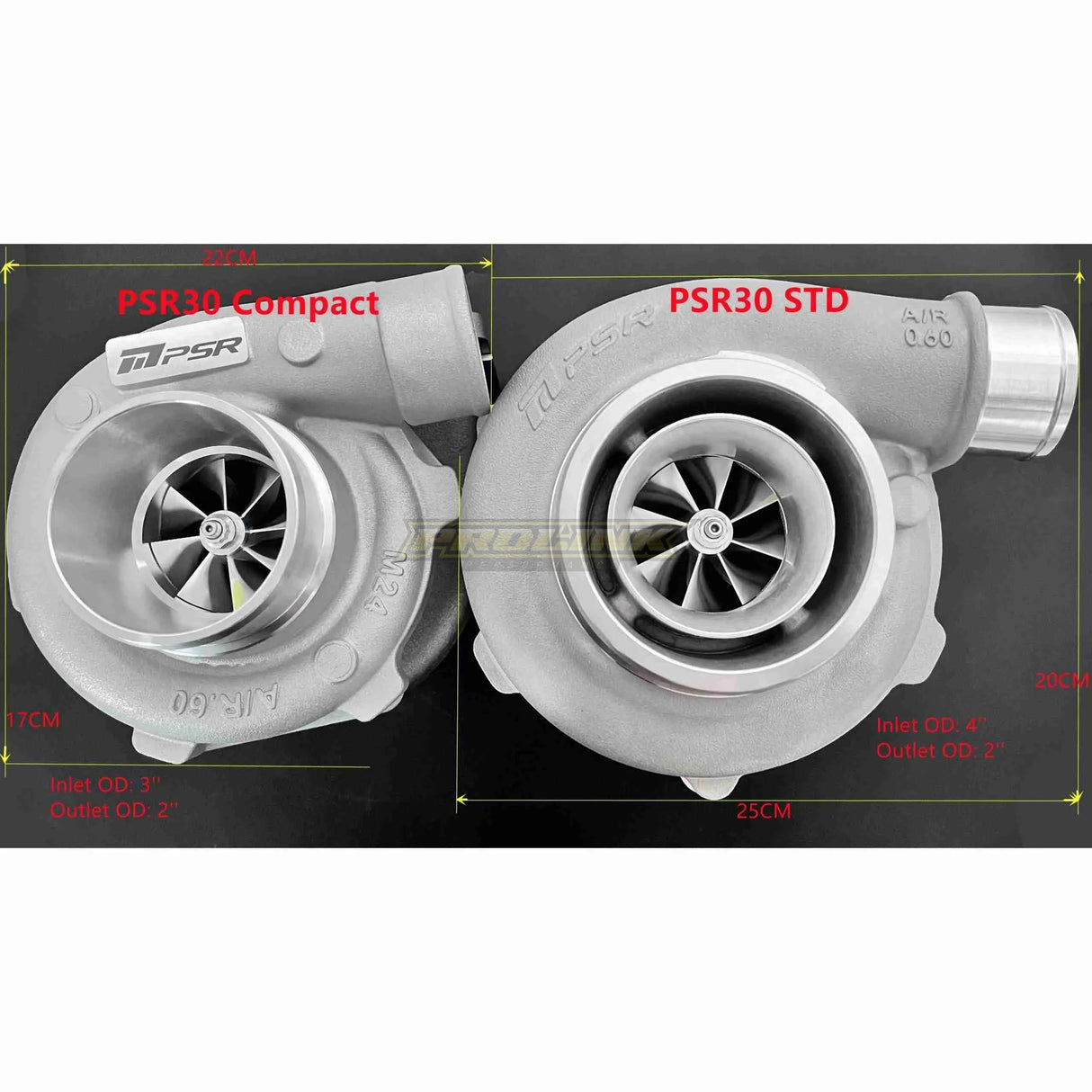 PULSAR GTX3071 Gen2 Compact Dual Ball Bearing Turbocharger - Prolink Performance