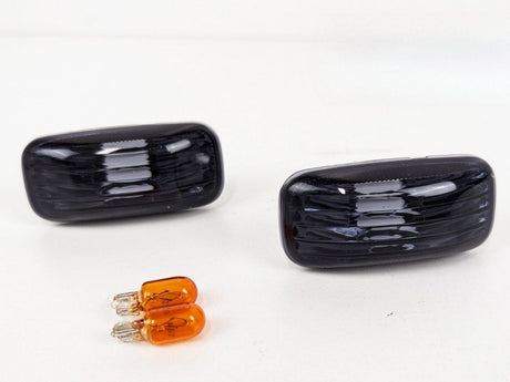 Smoke Black Side Indicator blinker fender light for 99-02 Nissan Silvia S15 200SX Spec R