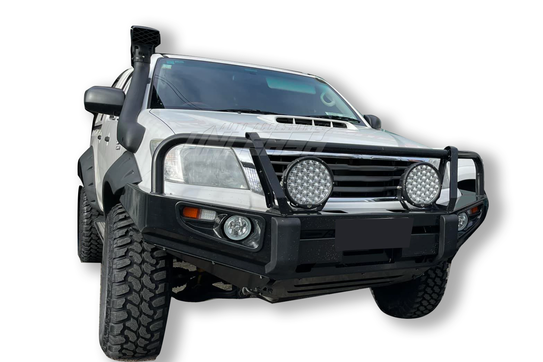 Triple Hoop Front Bumper Replacement Winch Bull bar for Toyota Hilux Vigo 2012-2015