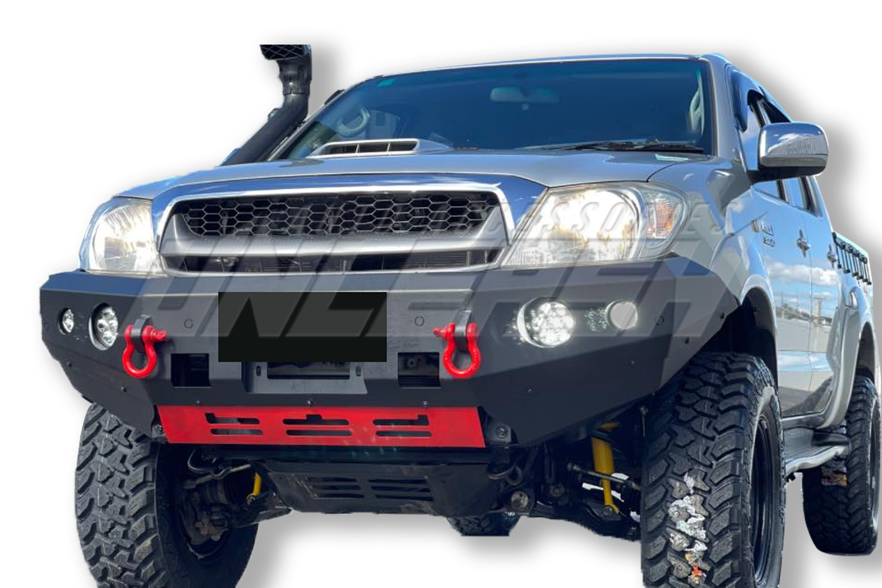 Front Bumper Replacement Winch Bull bar for Toyota Hilux Vigo 2005-2011 Style C