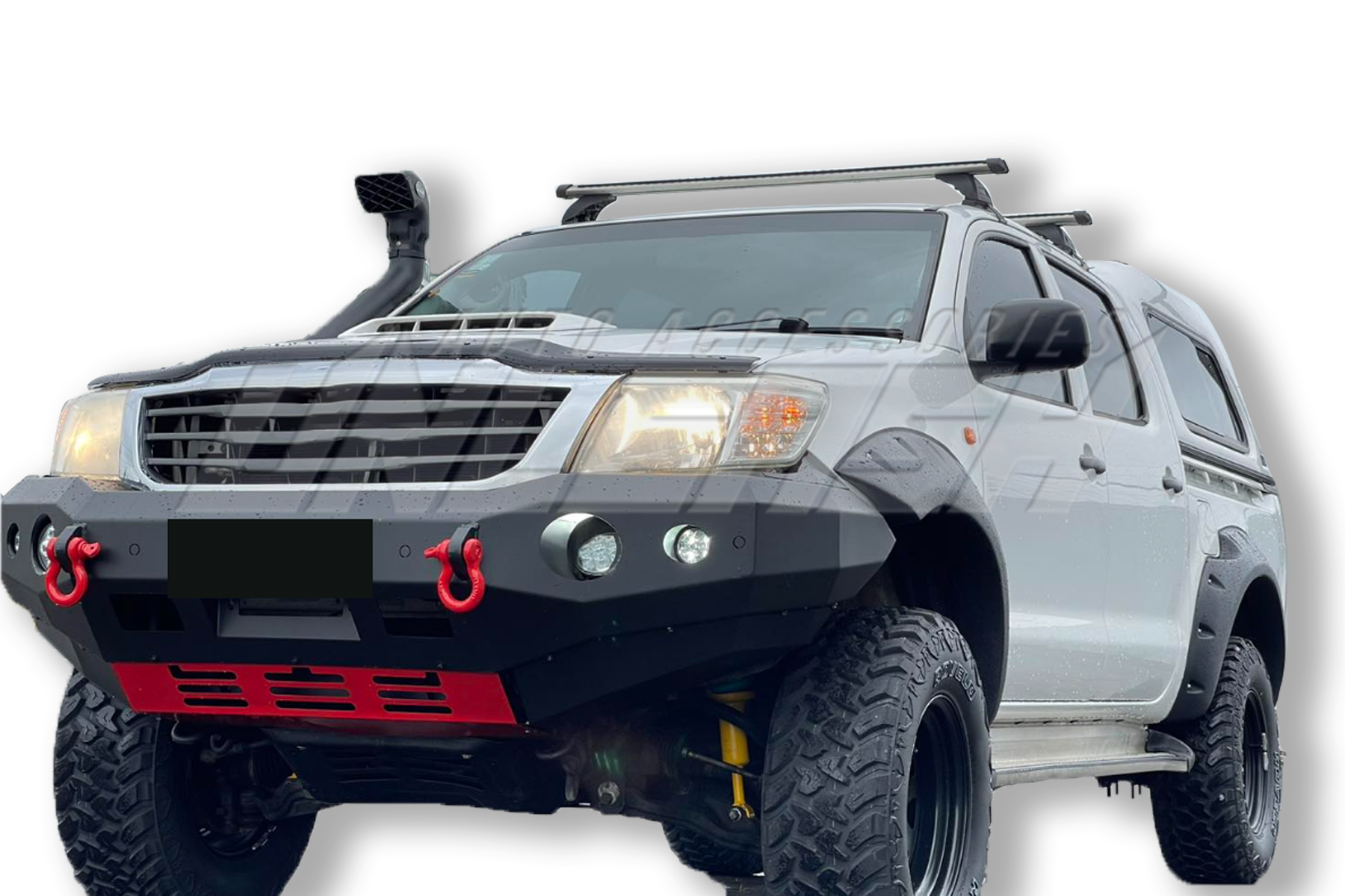 Front Bumper Replacement Winch Bull bar for Toyota Hilux Vigo 2012-2015 Style C