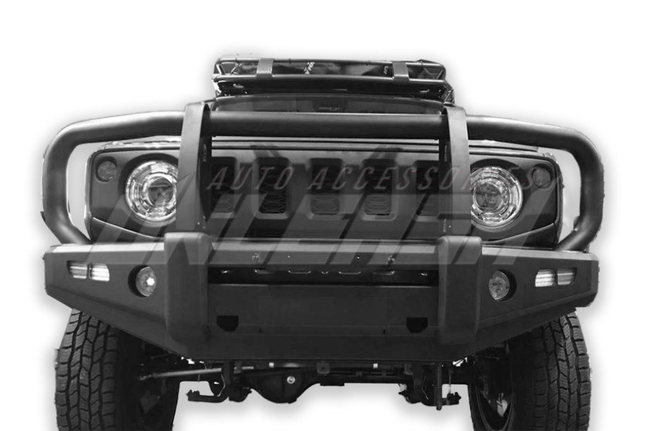 Triple Hoop Front Bumper Replacement Winch Bull bar for Suzuki Jimny 2019-Current S1