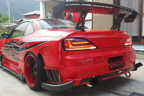 78Works Fiber Full Led BLK Edition Taillights SQ indicator Silvia S15 Prolink Performance