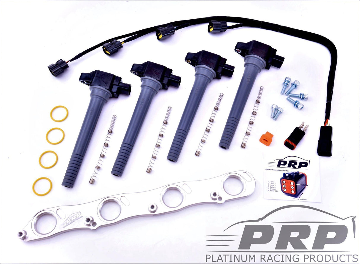Click to expand      Universal stalk kit 4 cylinder PRP Ignition Coil Kit - Honda K Series K20/K24