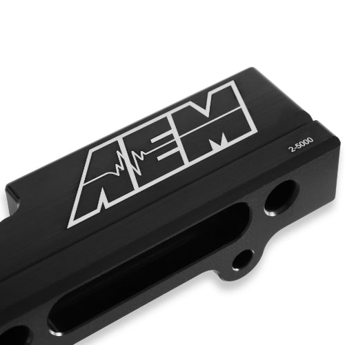 AEM HIGH VOLUME FUEL RAILS Fits Acura B18B1, B18C1, and B18C5 - Black - prolink performancee