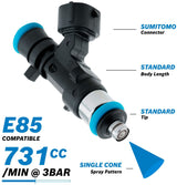 Aeroflow Bosch Motorsport 731cc EV14 Medium DENSO Fuel Injector AF49-1906 - Prolink Performance