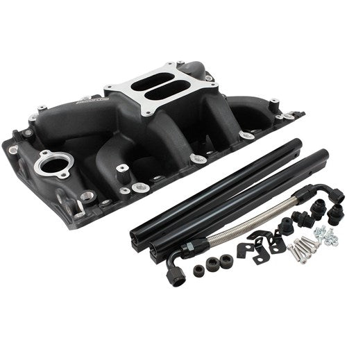 Aeroflow Holden 304 EFI Air Gap Dual Plane Intake Manifold, Black Finish AF6210-4003 - Prolink Performance